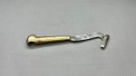 Vintage Solid Brass Case Race Knife - Uncleaned In Good Condition