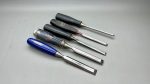 Stanley & Irwin Bevel Edge Chisel Set Good sizes 19mm-15-12-10 and 6mm
