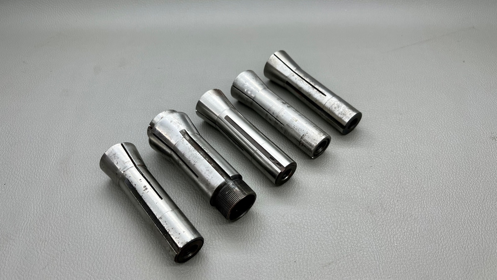 Five Large Assorted Collets Good Sizes - Image 4