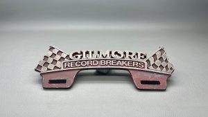 Gilmore Record Breakers Sign 11" Long Cast Aluminium