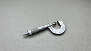Brown & Sharpe No 215 Outside Disk Micrometer, 0-1" Range, 0.001" Graduation,