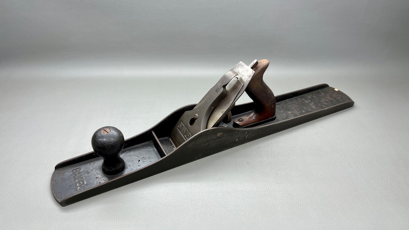Stanley Bailey USA No 7C Jointer Plane SW Cutter In Good Condition Corrugated Sole Pat'd APR 19-10