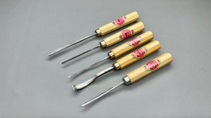 German Spannsage 5 Pc Carving Chisel Set In Good Condition