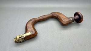 Vintage Timber & Brass Brace Button Is A Bit Loose Otherwise A Nice Piece