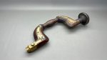 W.M. Bowers Timber & Brass Brace Made In Sheffield England In Good Condition - Uncleaned