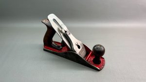 Record Marples No 4 Bench Plane Made In England Good Length 2" Cutter Original Tote In Good Condition