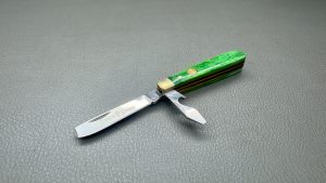 Boker Tree Germany Folding Knife In Lime Green IOB In New Condition
