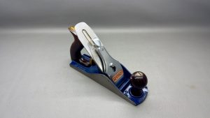Record No 4 Bench Plane Made In England Nice Logo Tote & Knob Genuine Record Cutter In Good Condition