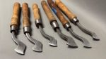 Leather Crease Set Of Six USA & German Maker Also Used In Book Binding